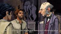 Bigby Wolf défend Blanche Neige face au détestable maire Ichabod Crane.