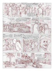 Une planche de la série Le storyboard de la page 10 du tome 4 des Frères Rubinstein