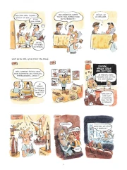 Une planche de la série Dans la combi de Thomas Pesquet