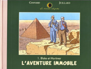 Une planche de la série La couverture de Blake et Mortimer - L'aventure immobile