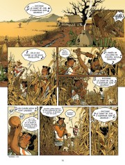 Une planche de la série Le Serpent et la Lance