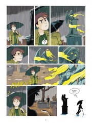 Une planche du tome 2 du Cercle de Providence : Le Roi en jaune