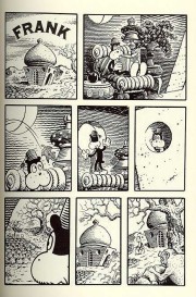 Une planche de la série Frank