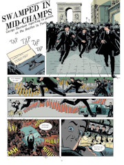 Une planche de la série Les Beatles à Paris