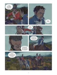 Une planche de la série Les Horizons amers